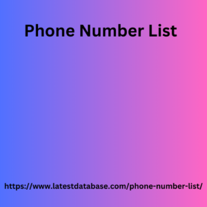 Phone Number List